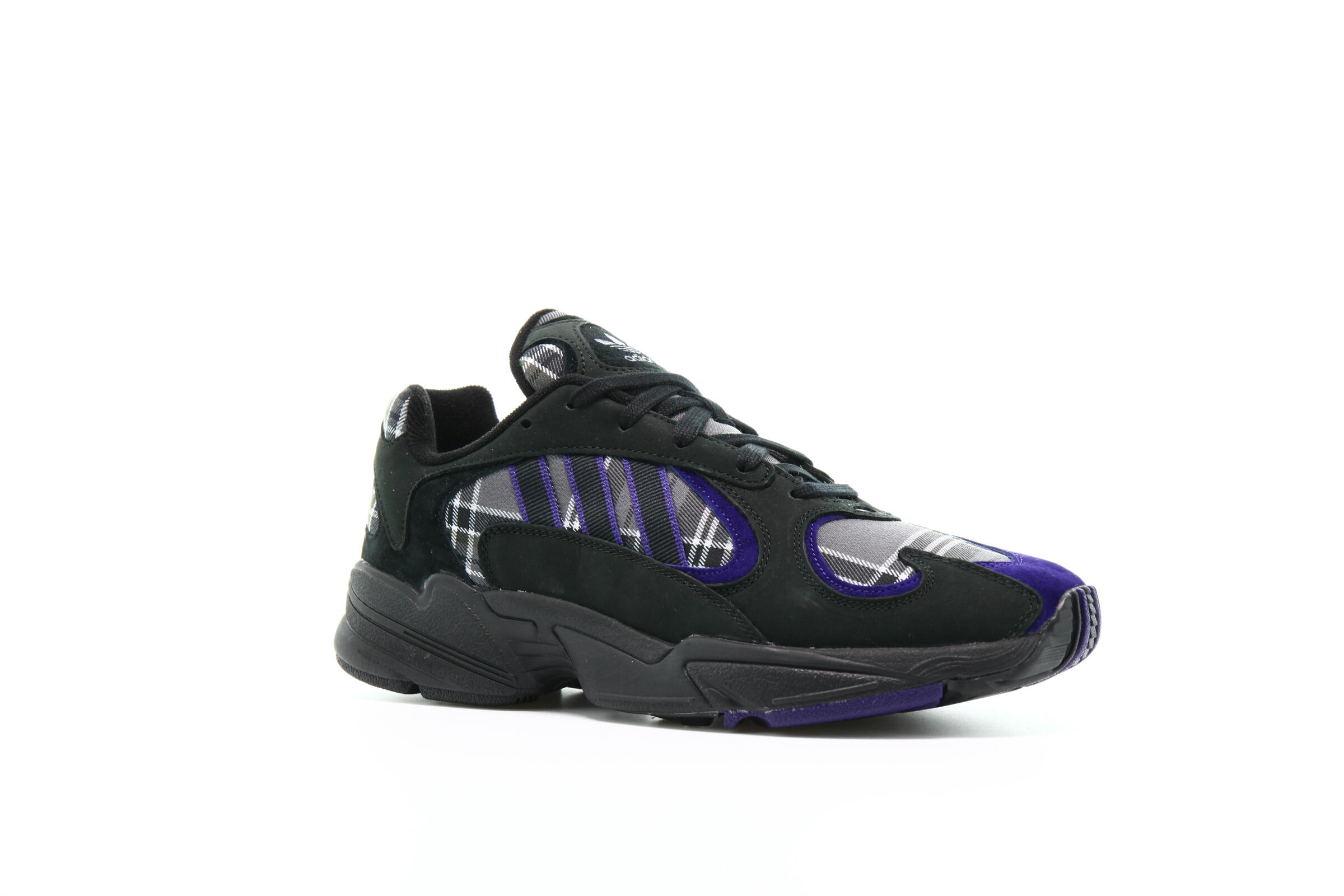 adidas Originals Yung-1 Tartan "Black Purple"