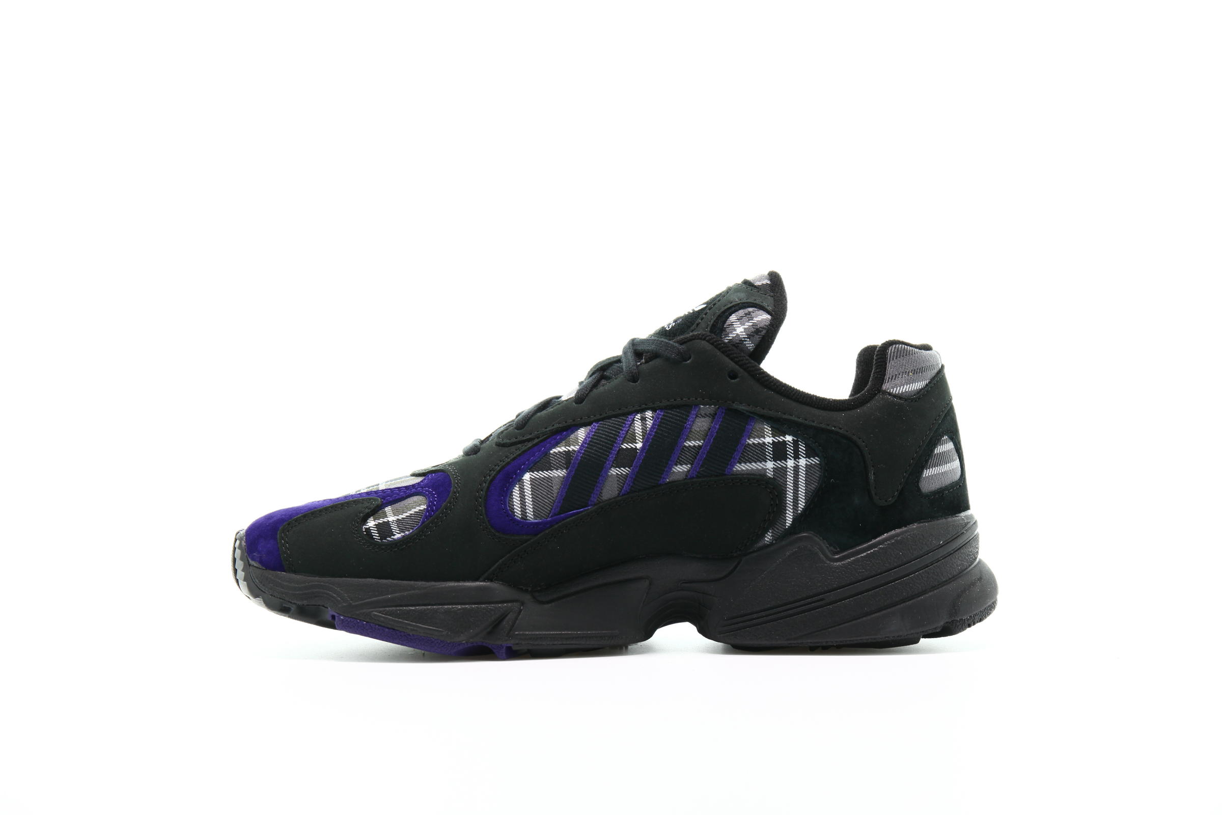 adidas Originals Yung-1 Tartan "Black Purple"