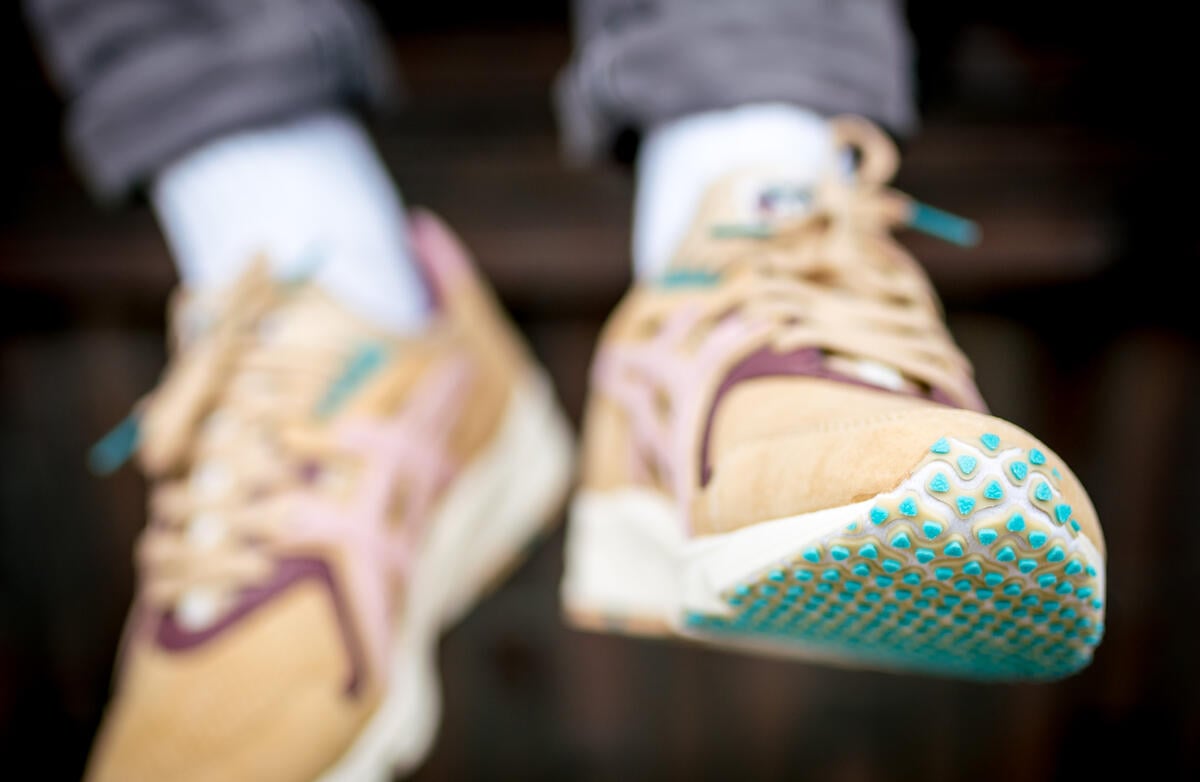 Asics X Asphaltgold Gel-DS TRAINER OG EVENING SAND / HOT PINK‎ H7LNK-1720 US 11 Asics X Asphaltgold Gel-DS TRAINER OG EVENING SAND / HOT  main image 4