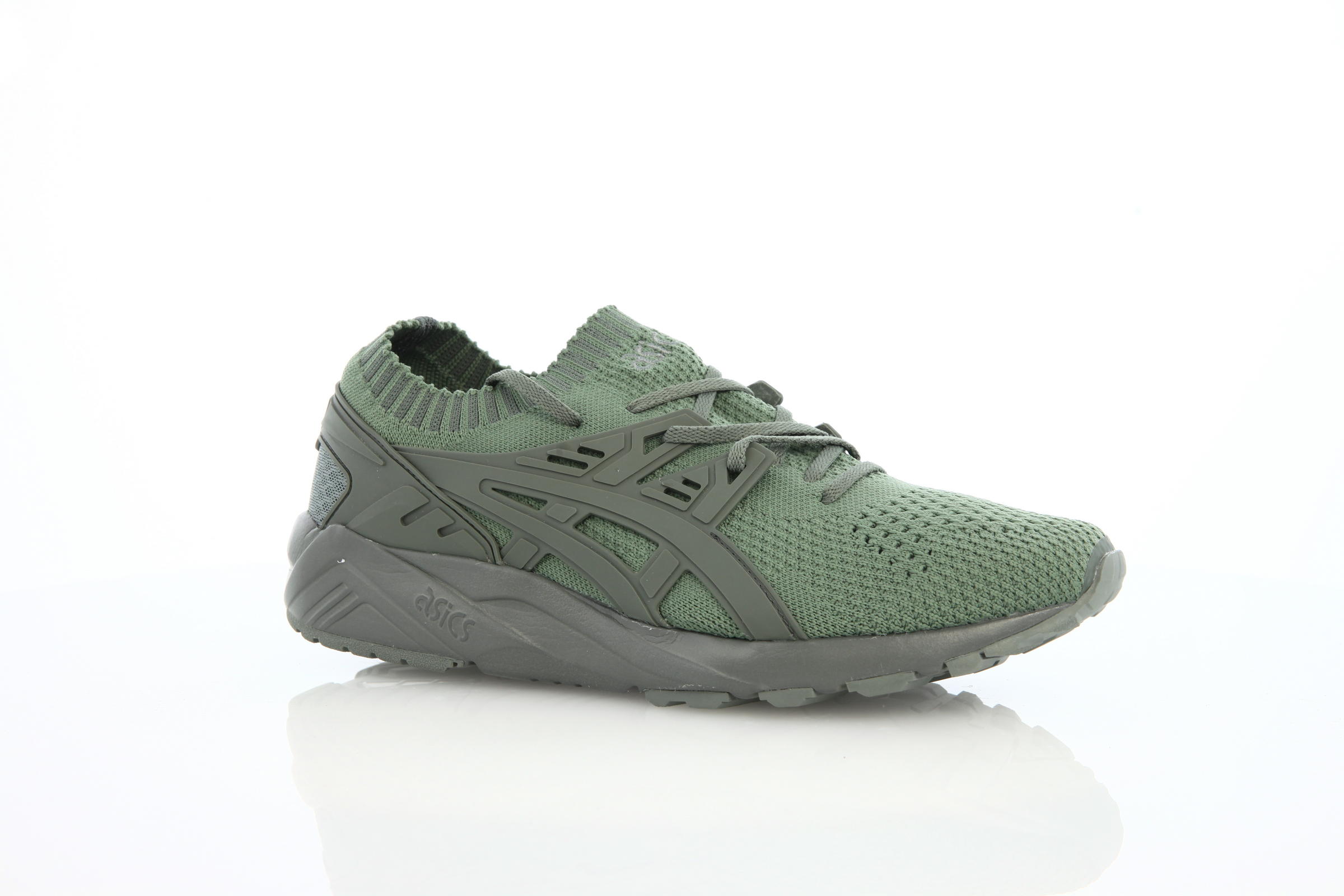 Asics green trainers online