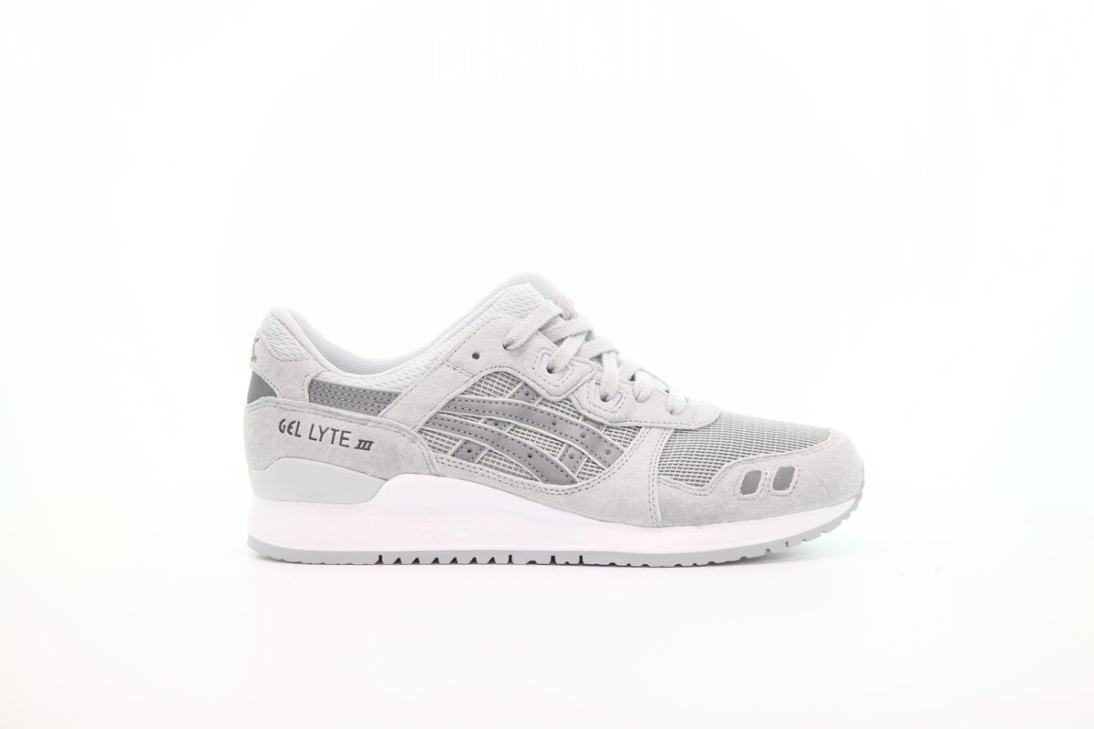 HOT Glacier Grey Asics Gel Lyte Iii Womens Silver Asics Gel-Lyte