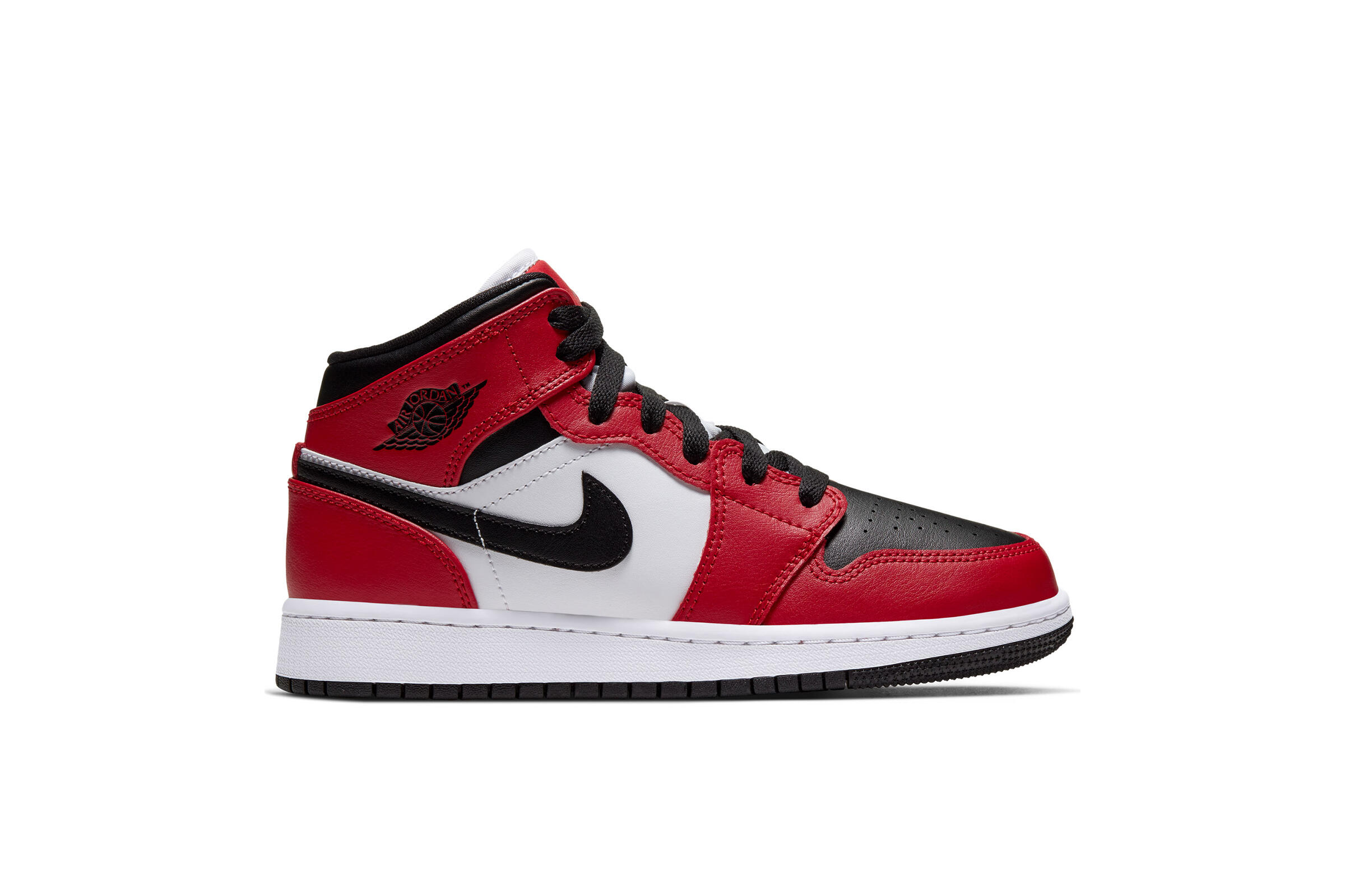 Air Jordan 1 MID (GS) "BLACK"