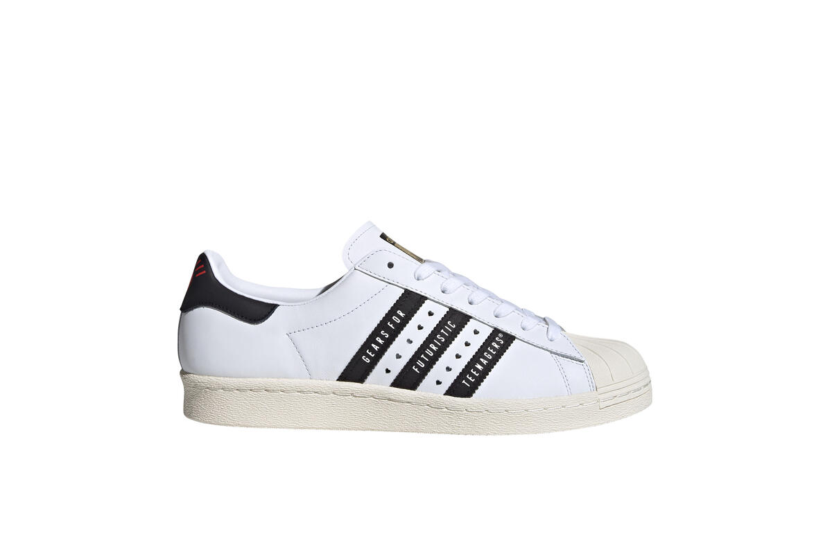 Adidas x Human Made Mens Superstar 80s Shoes - Image 9