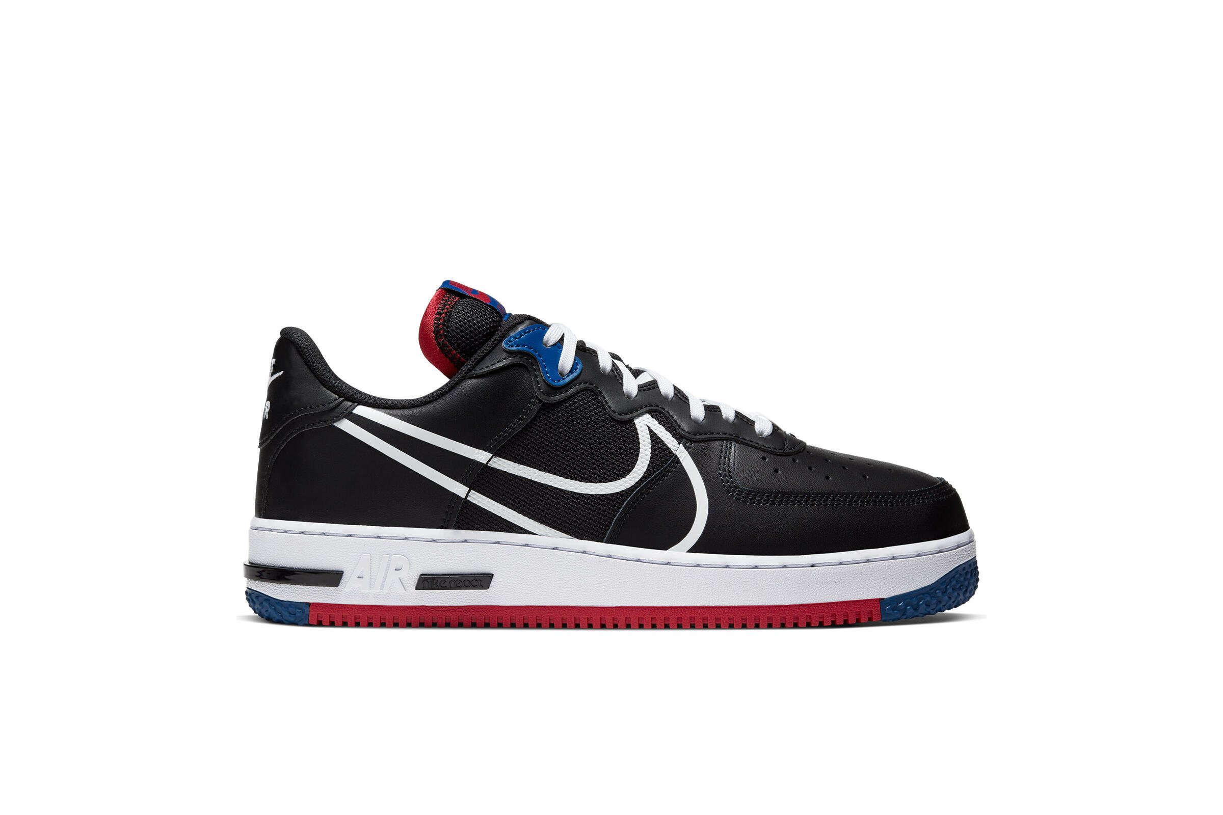 Nike AIR FORCE 1 REACT "BLACK"