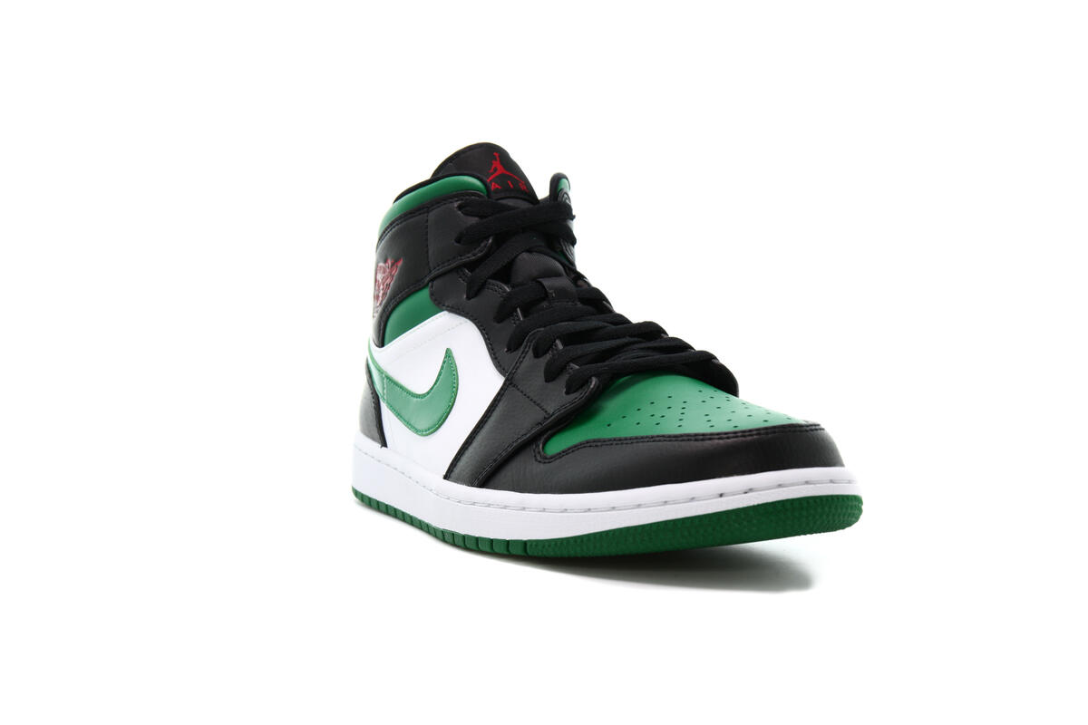 Nike Green Toe Air Jordan 1 Mid 554724-067 Black White 10.5 No box Air Jordan AIR JORDAN 1 MID BLACK | 554724-067 | AFEW STORE main image 3
