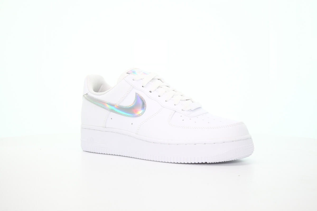 Nike Air Force 1 '07 Low 'Iridescent Swoosh' White (Women's) - Image 4