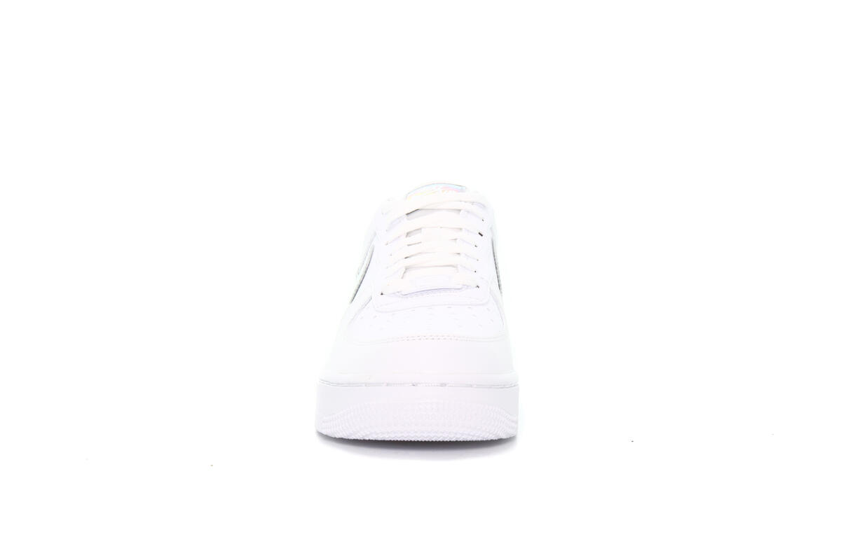 Nike Air Force 1 '07 Low 'Iridescent Swoosh' White (Women's) - Image 6