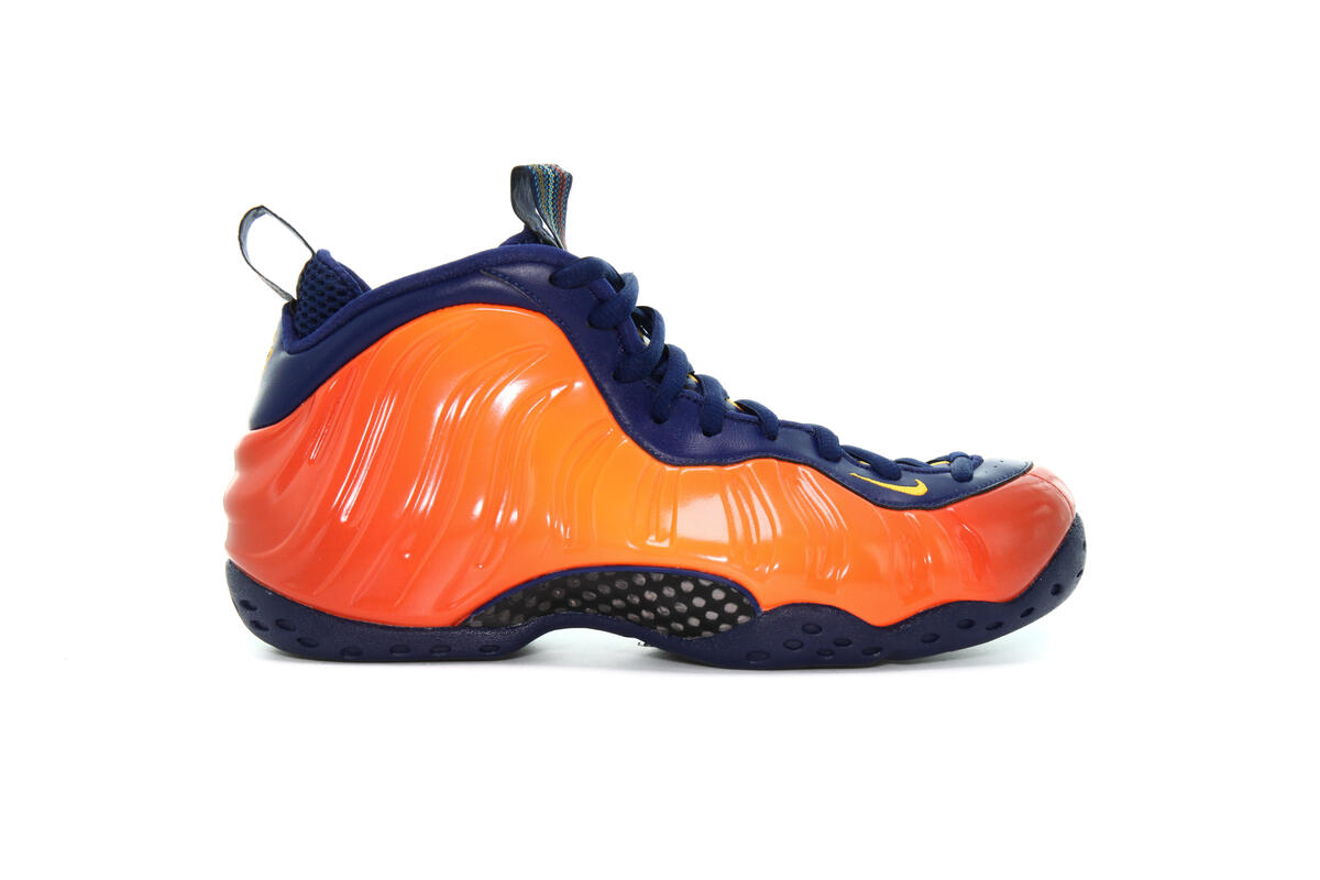 Nike Air Foamposite One Blue Void/Rugged Orange - Image 3