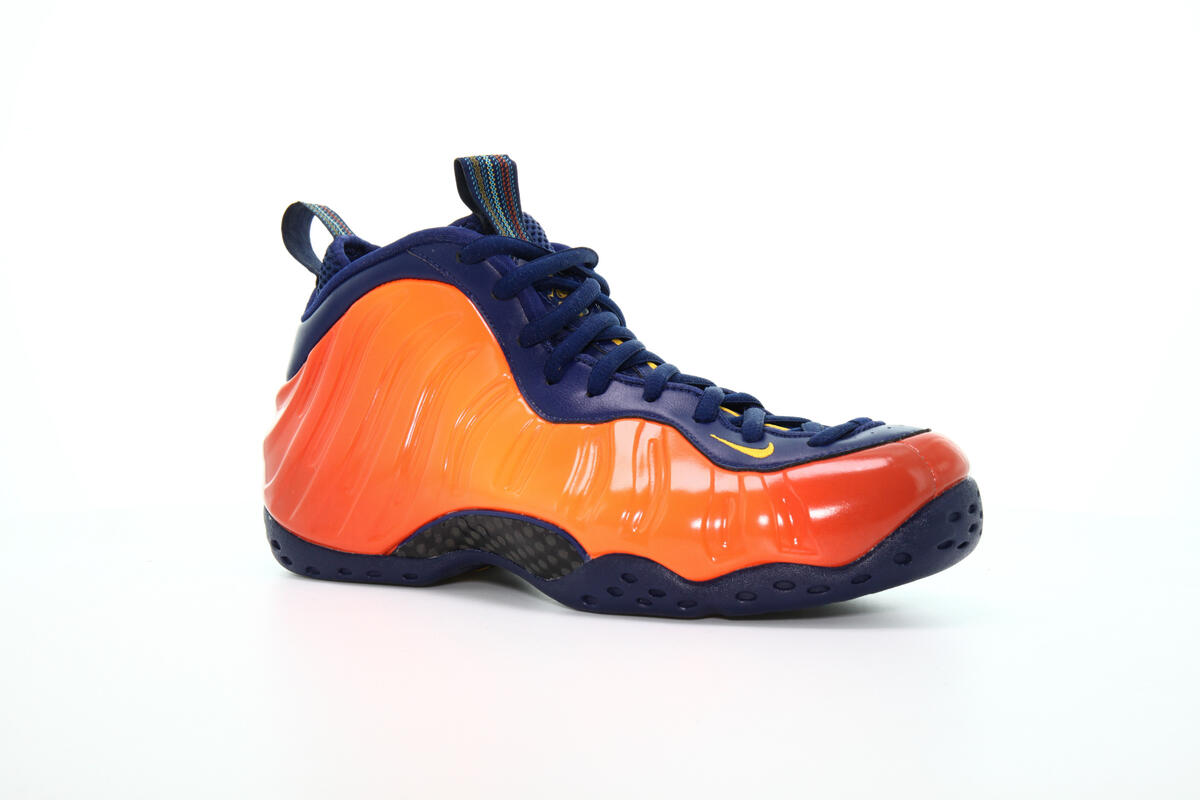 Nike Air Foamposite One Blue Void/Rugged Orange - Image 4