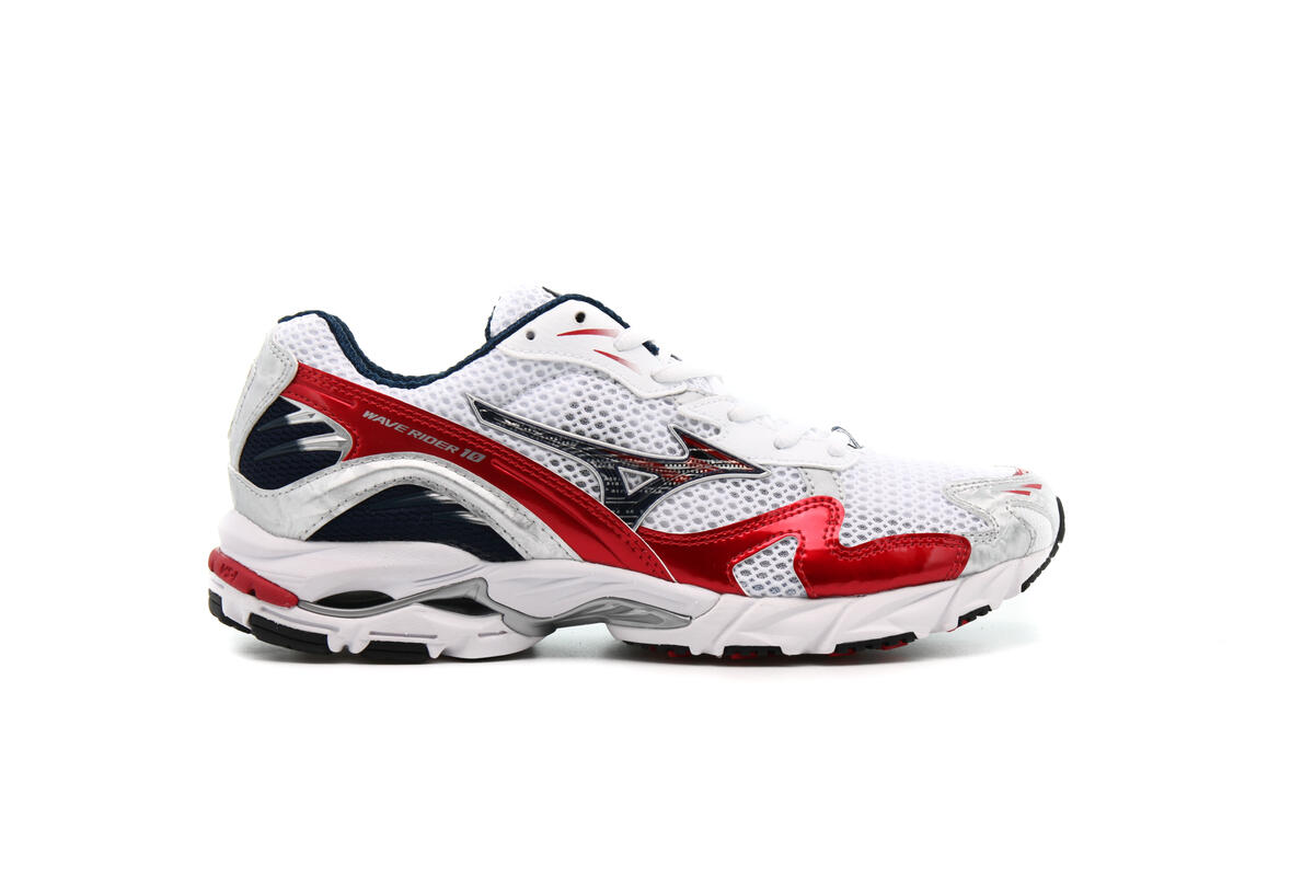 Mizuno Wave Rider 10 White - Image 2