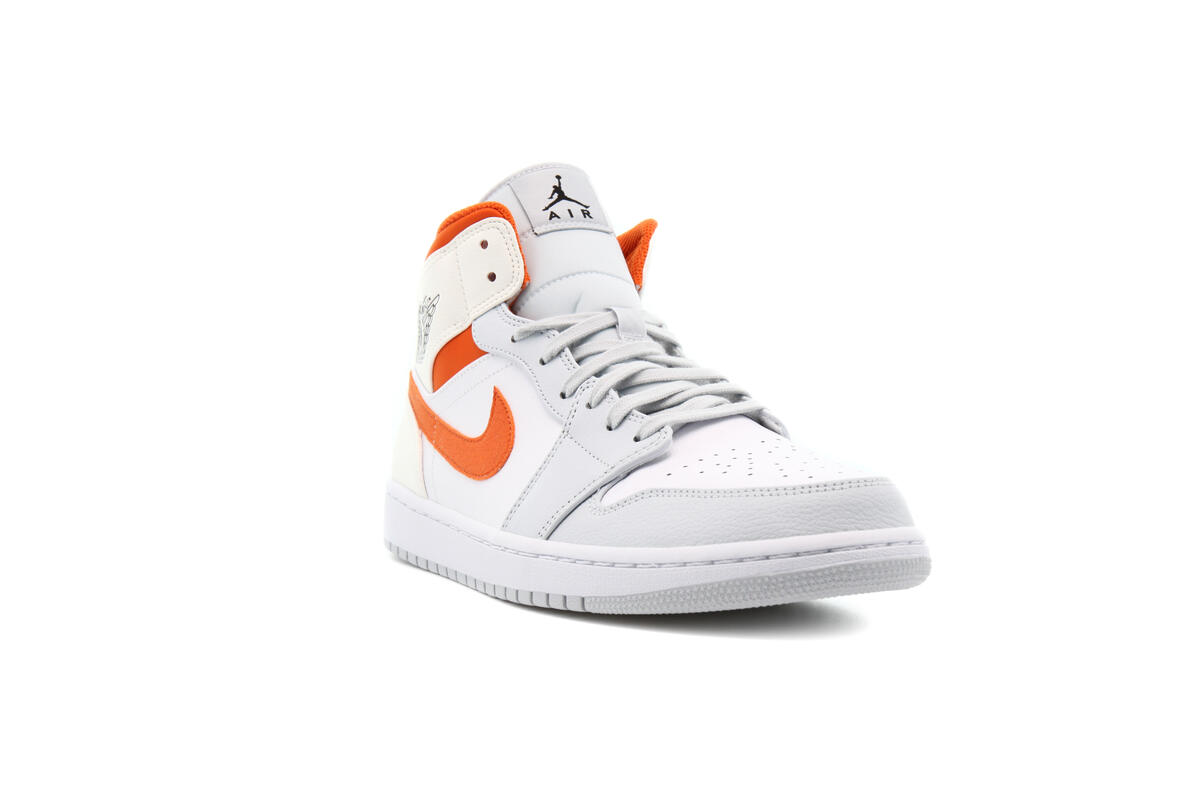 Air Jordan 1 Mid White - Image 4