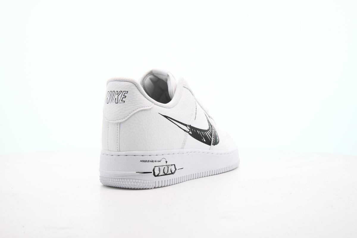 Nike męskie buty Air Force 1 LVB Utility CW7581 101 biały