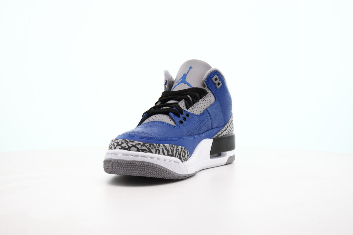 Nike Air Jordan 3 Retro - Varsity Royal / Cement Grey - Image 19