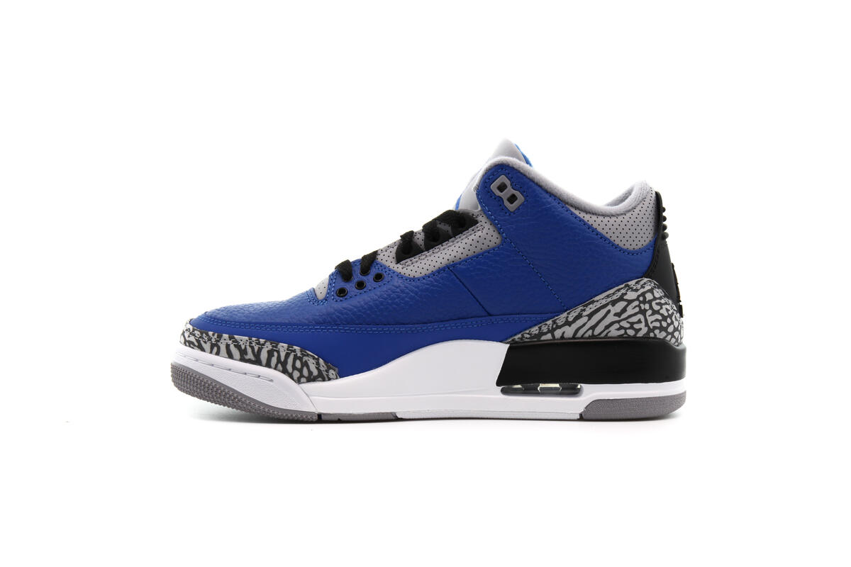 Nike Air Jordan 3 Retro - Varsity Royal / Cement Grey - Image 21