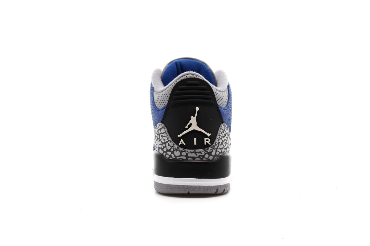 Nike Air Jordan 3 Retro - Varsity Royal / Cement Grey - Image 24