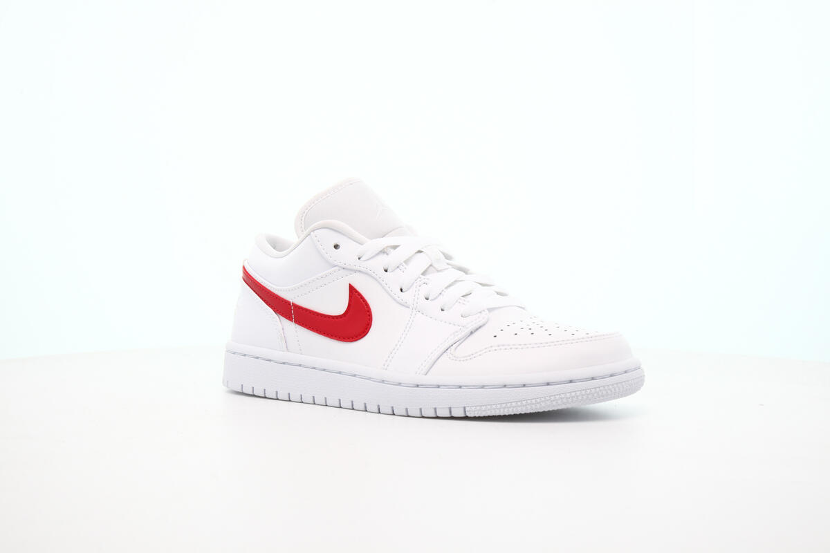 Air Jordan 1 Low White University Red (Women's) - Image 9