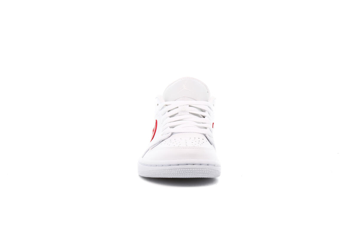 Air Jordan 1 Low White University Red (Women's) - Image 11