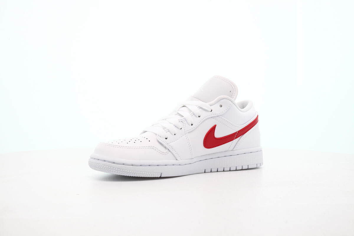 Air Jordan 1 Low White University Red (Women's) - Image 13