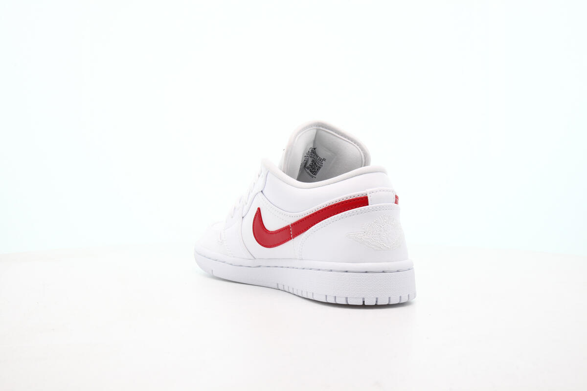 Air Jordan 1 Low White University Red (Women's) - Image 16