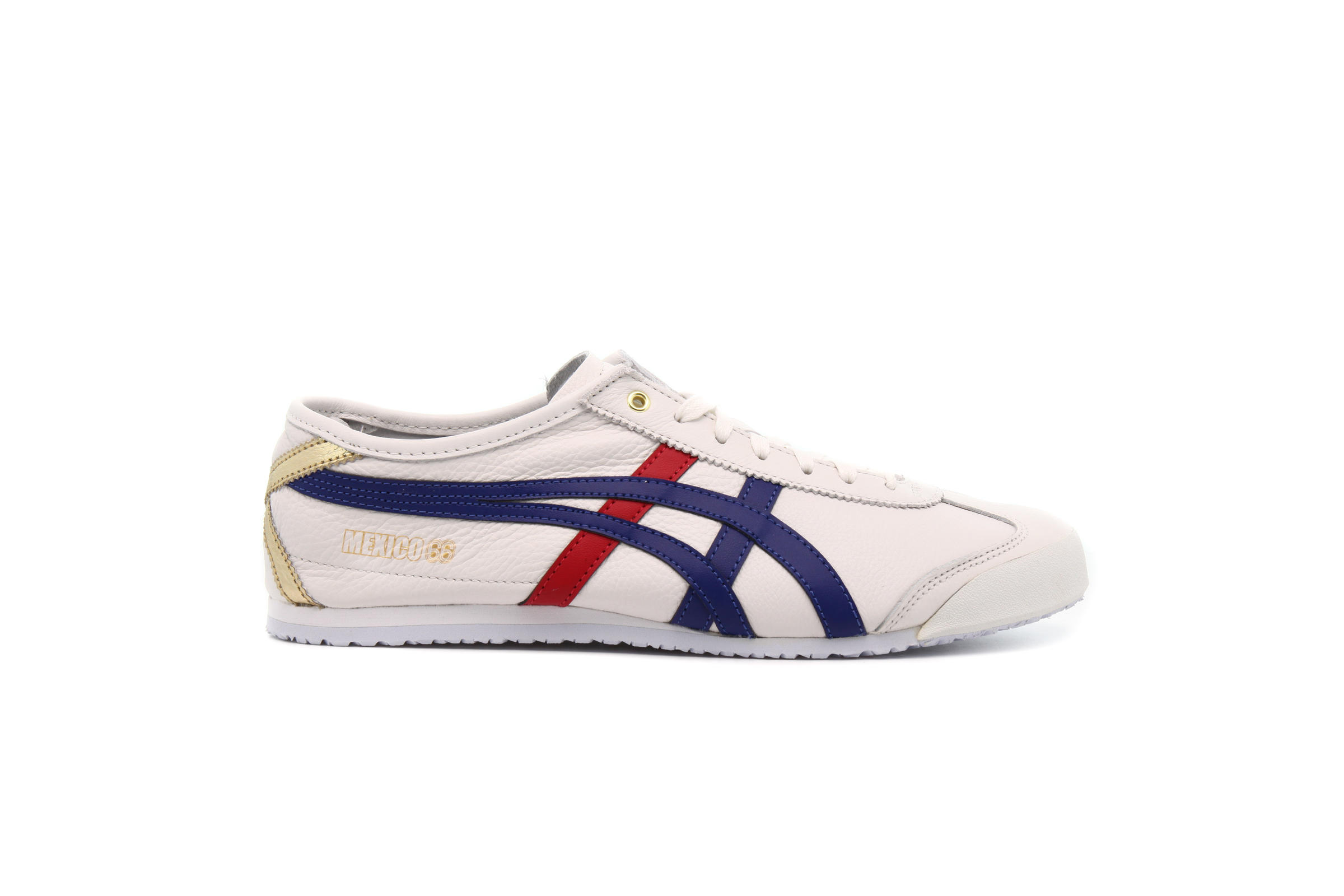 Asics tiger white blue red online