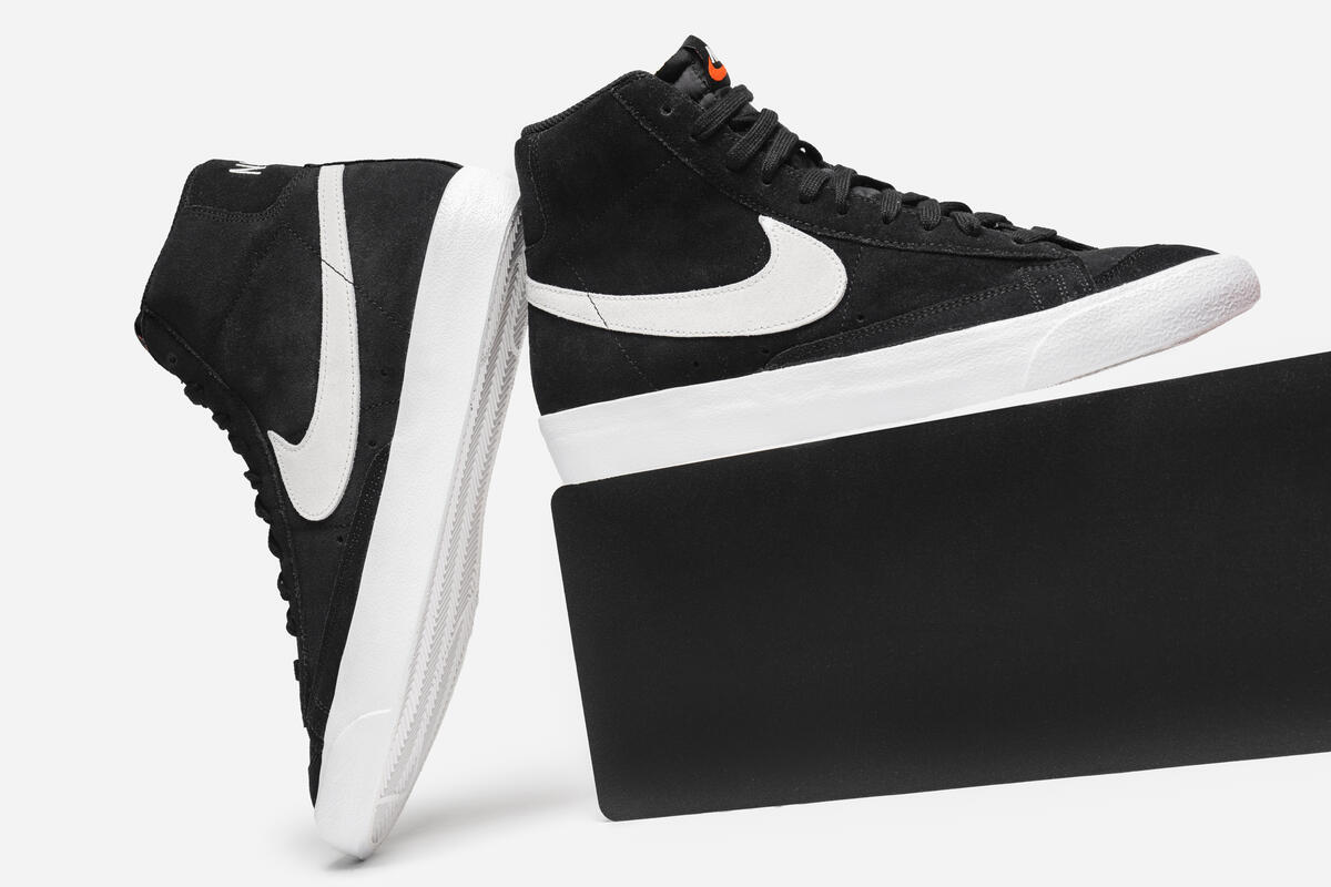 Nike Blazer Mid 'LT Orewood Brn / Black - White' - Image 24