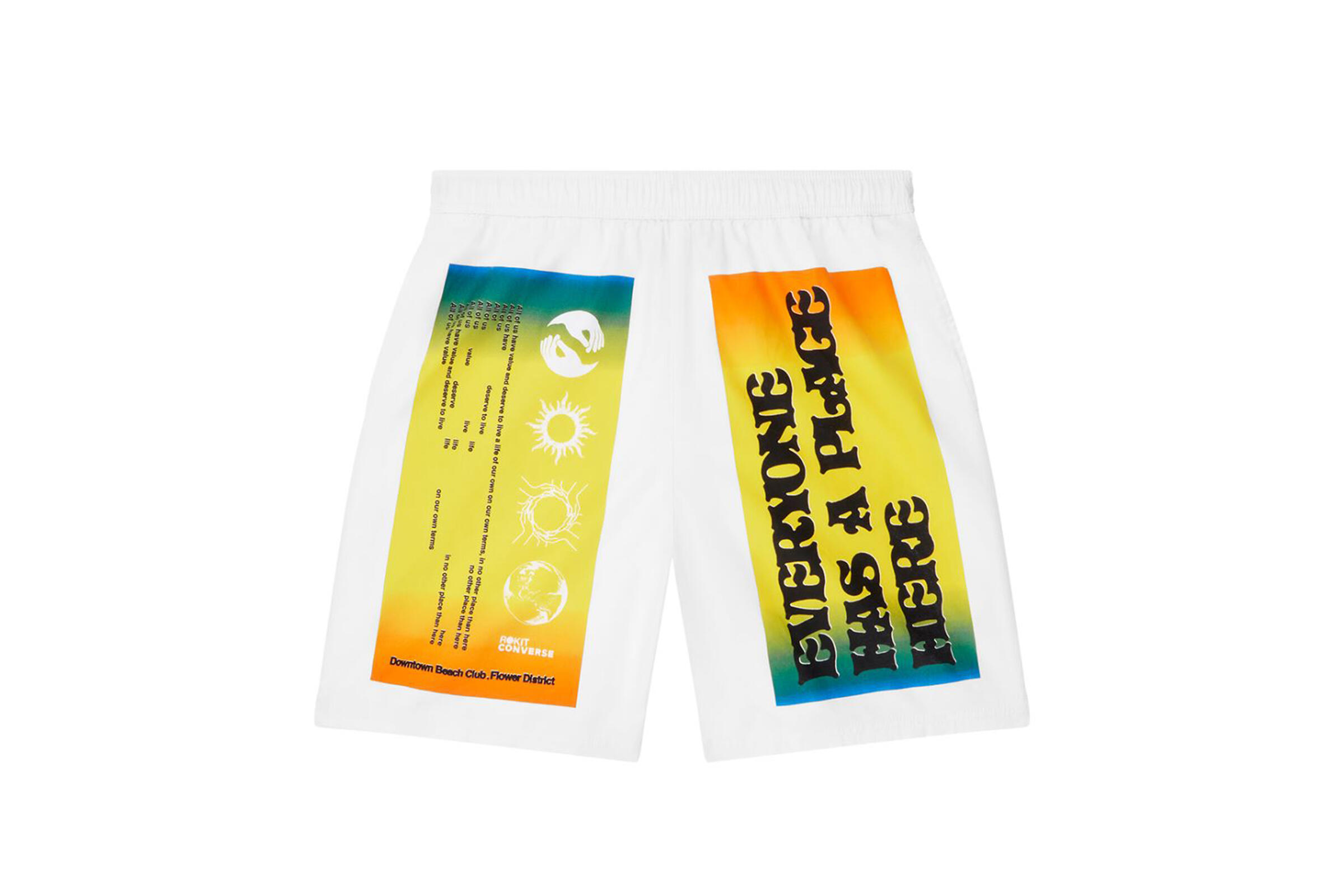 Converse x ROKIT SHORT "WHITE"