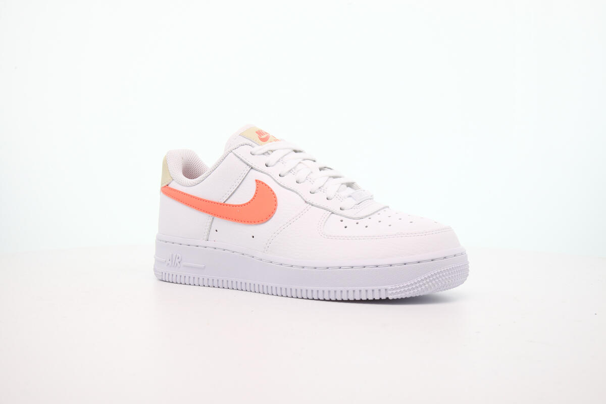 Nike WMNS Air Force 1 - White / Atomic Pink / Fossil - Image 8