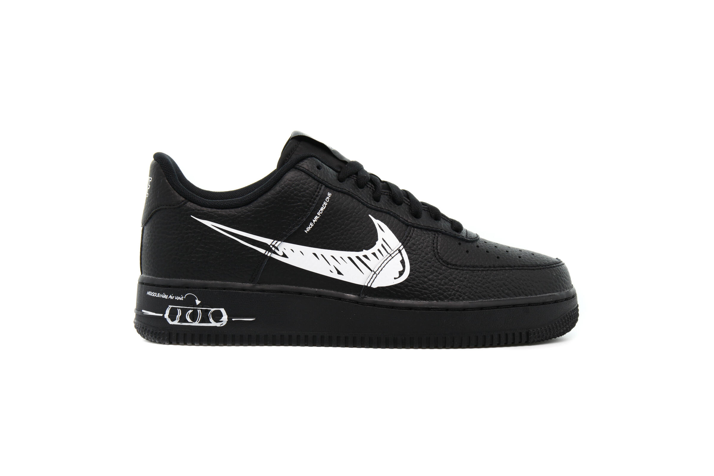 Nike AIR FORCE 1 LV8 UTILITY "SKETCH BLACK"