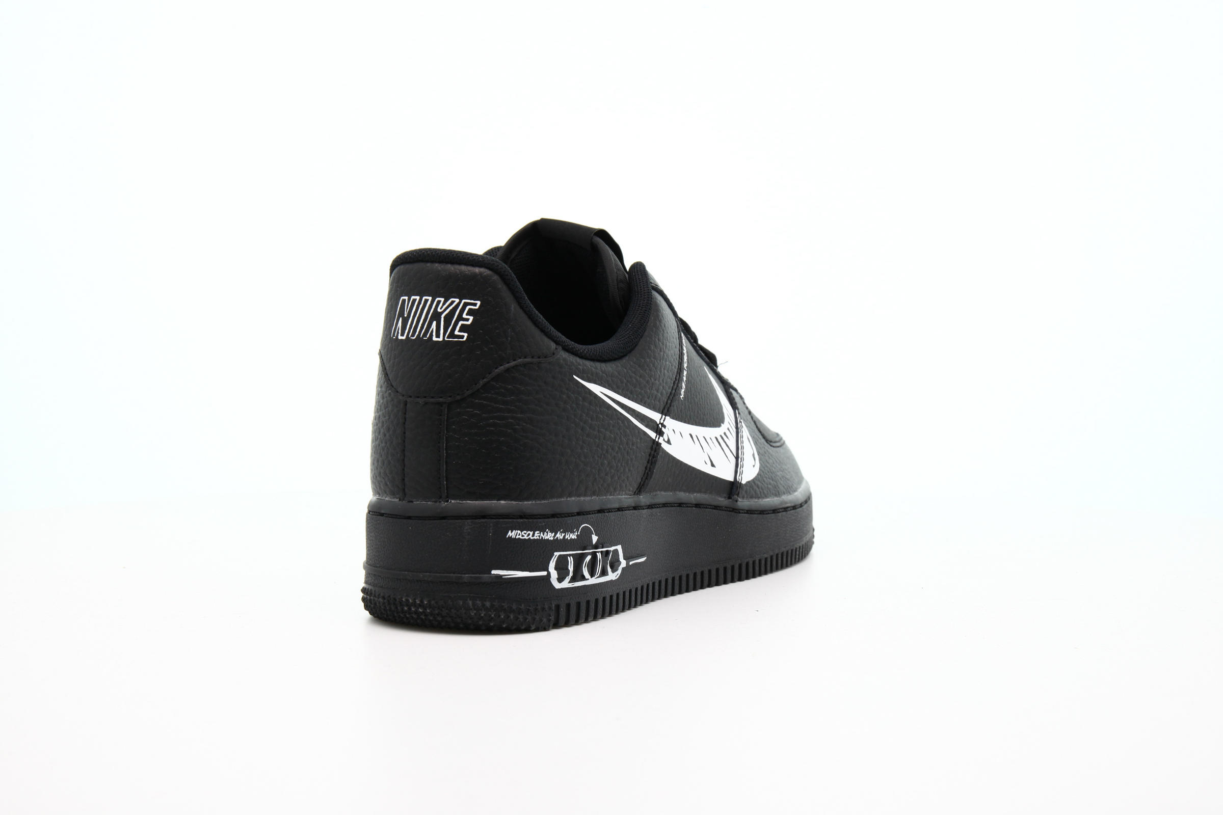 Nike AIR FORCE 1 LV8 UTILITY SKETCH BLACK | CW7581-001 | AFEW STORE