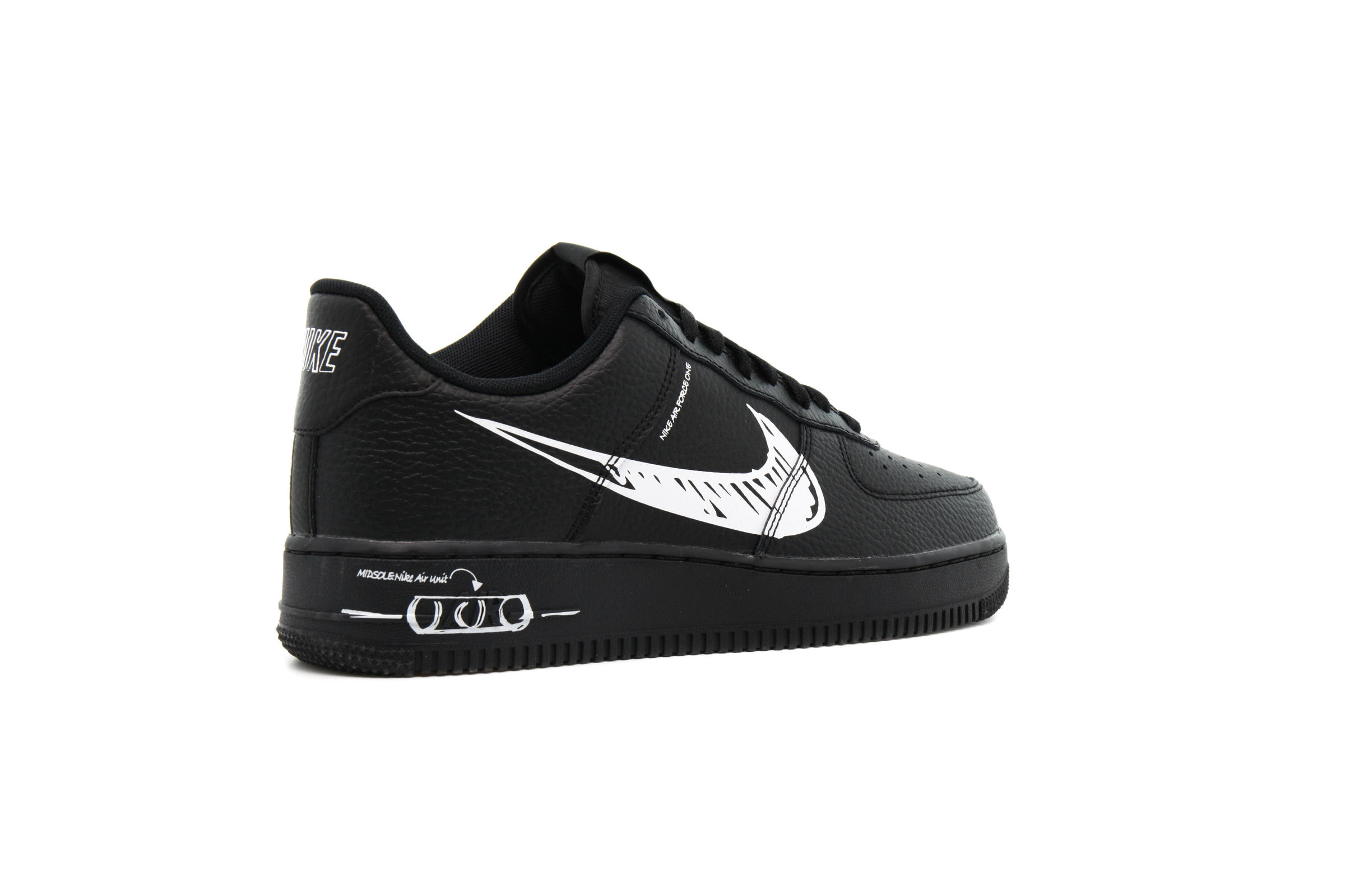 Nike AIR FORCE 1 LV8 UTILITY SKETCH BLACK | CW7581-001 | AFEW STORE