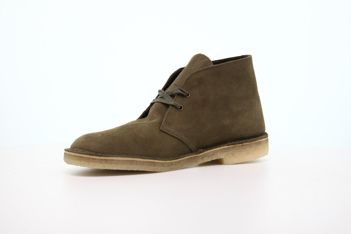 Clarks Originals Desert BOOT "Light Olive" - Image 7