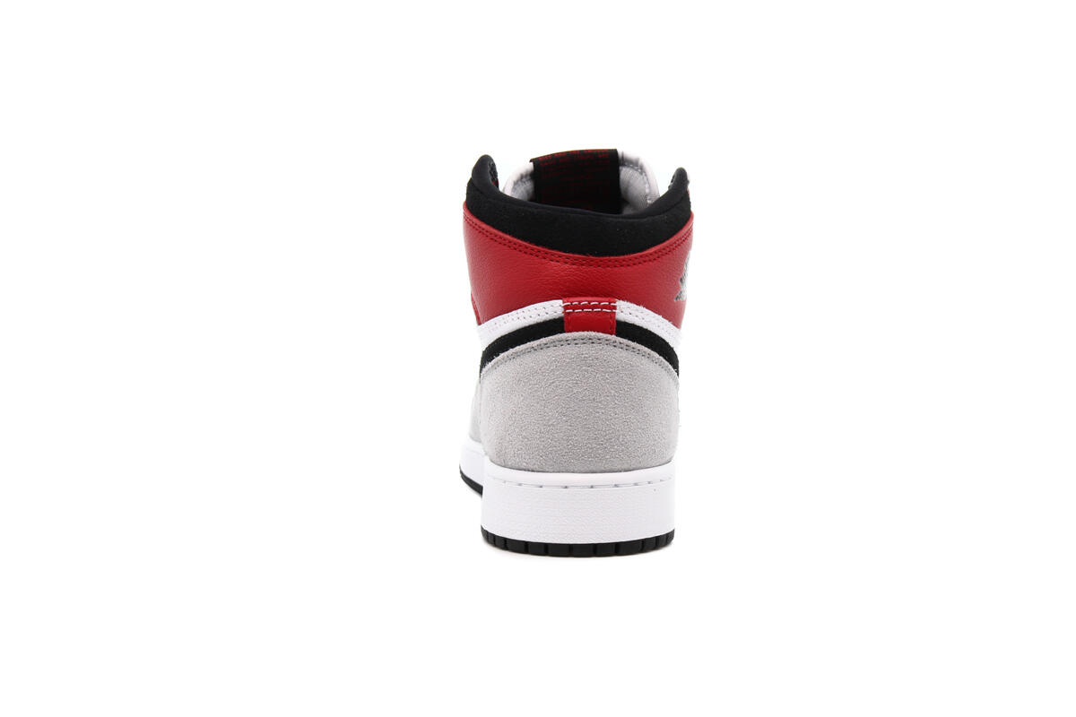 Air Jordan 1 Retro High 'White/Black/Light Smoke Grey/Varsity Red' (GS) - Image 18