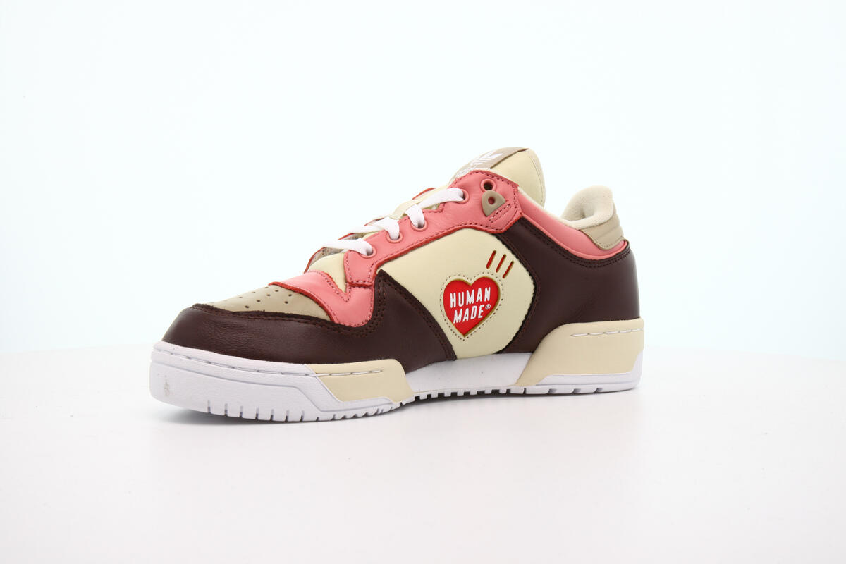 Adidas x Human Made Rivalry Low “Sand” adidas + Human Made Rivalry Colour-Block Leather Sneakers  main image 2