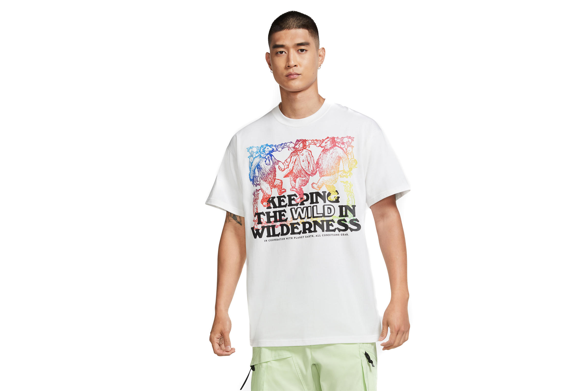 Nike ACG SS TEE KEEPING WILD "WHITE"