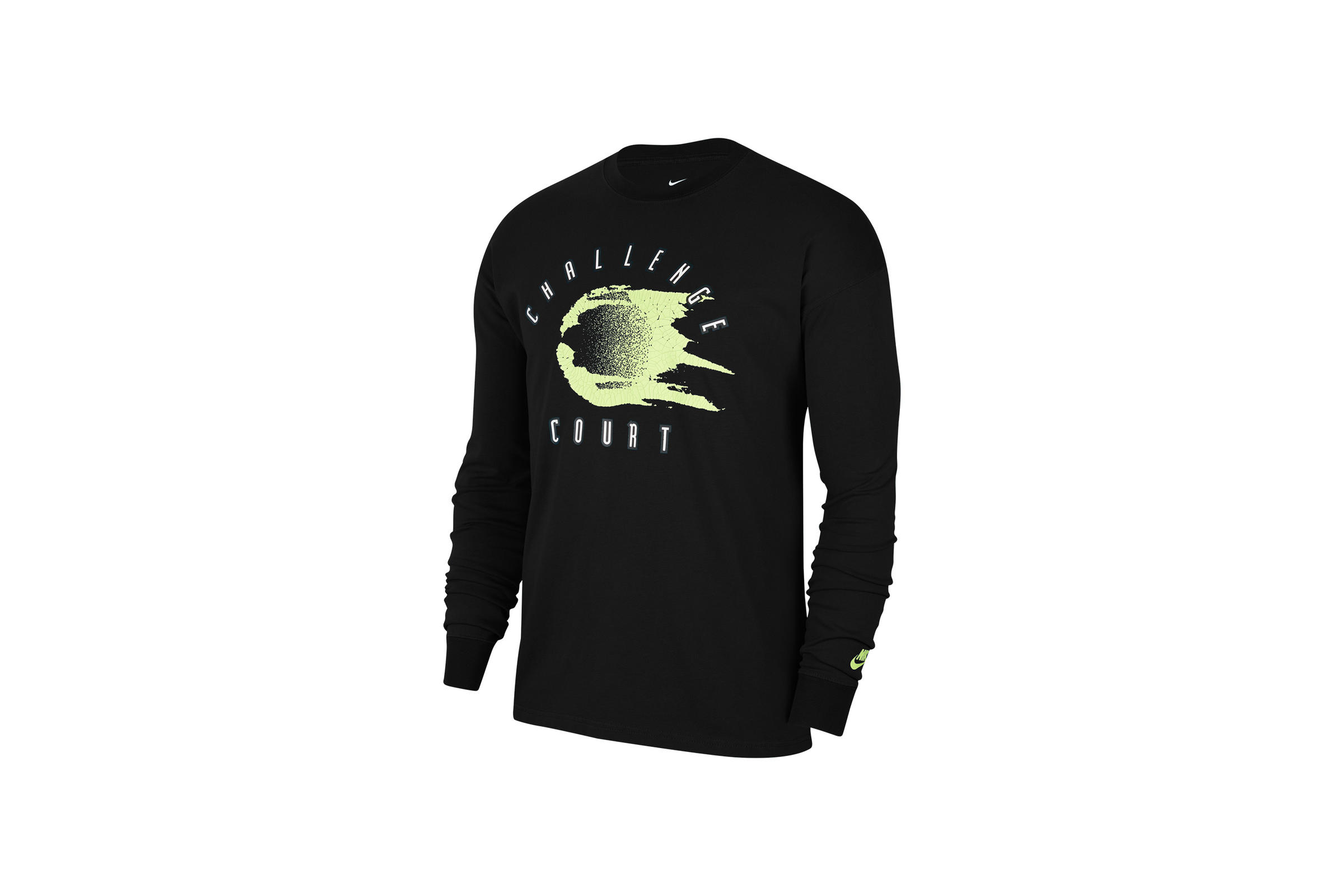 Nike TEE LS CHALLENGE CRT "BLACK"