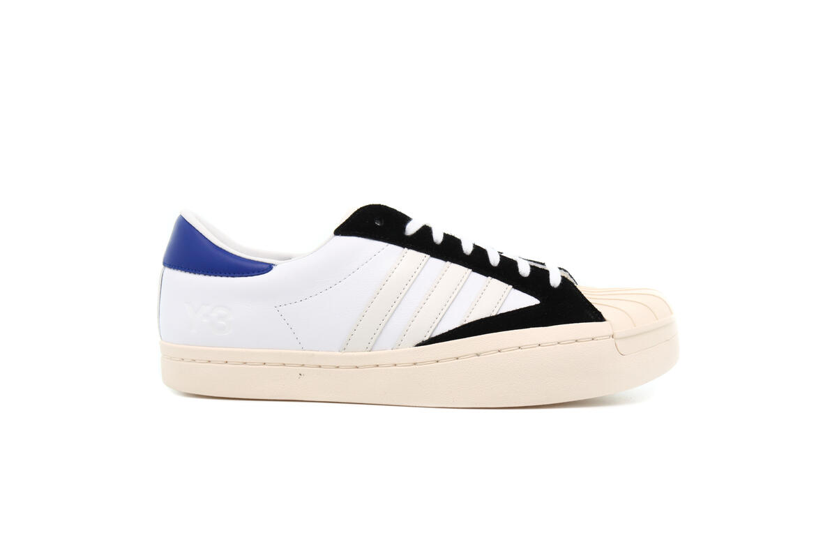 Adidas Y-3 Yohji Star Cloud White / Chalk White / Bold Blue - Image 2