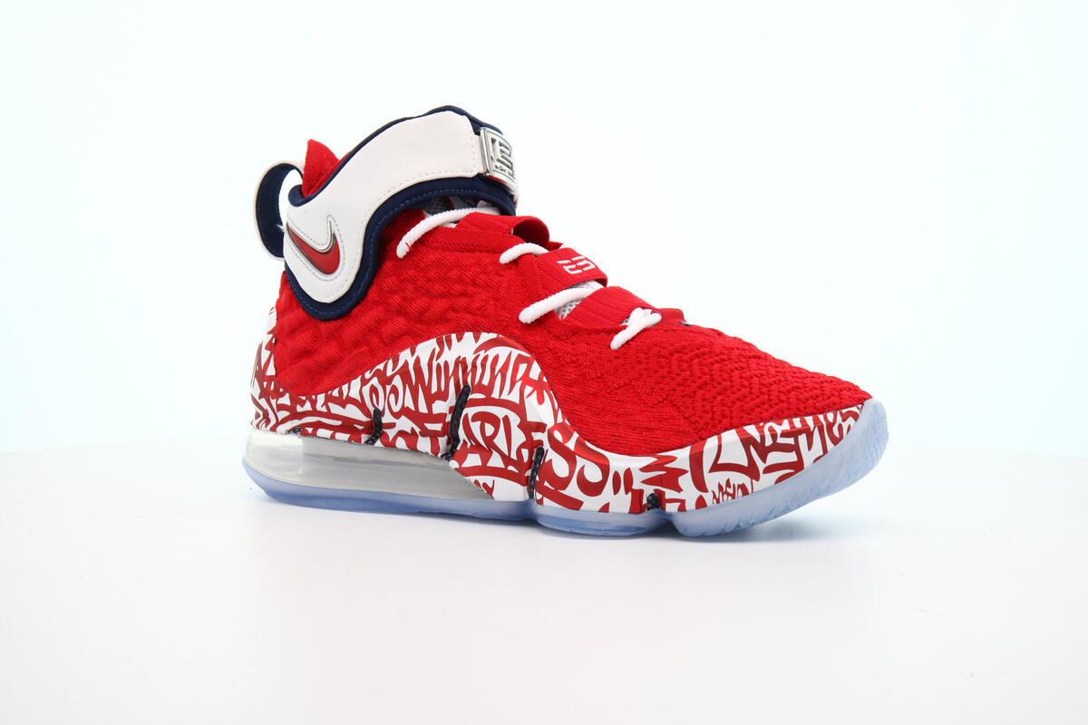 Nike LeBron XVII 'University Red' - Image 3