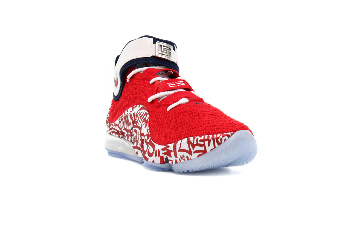 Nike LeBron XVII 'University Red' - Image 4
