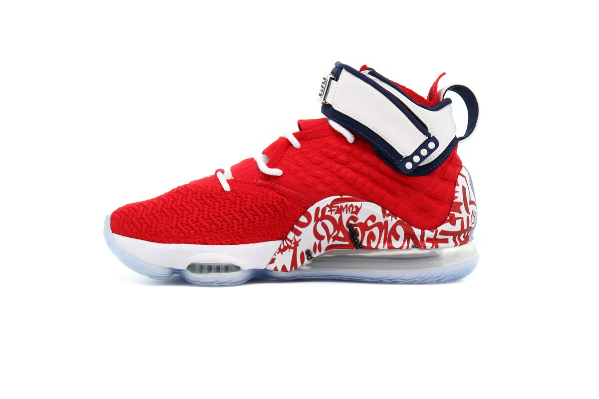 Nike LeBron XVII 'University Red' - Image 8