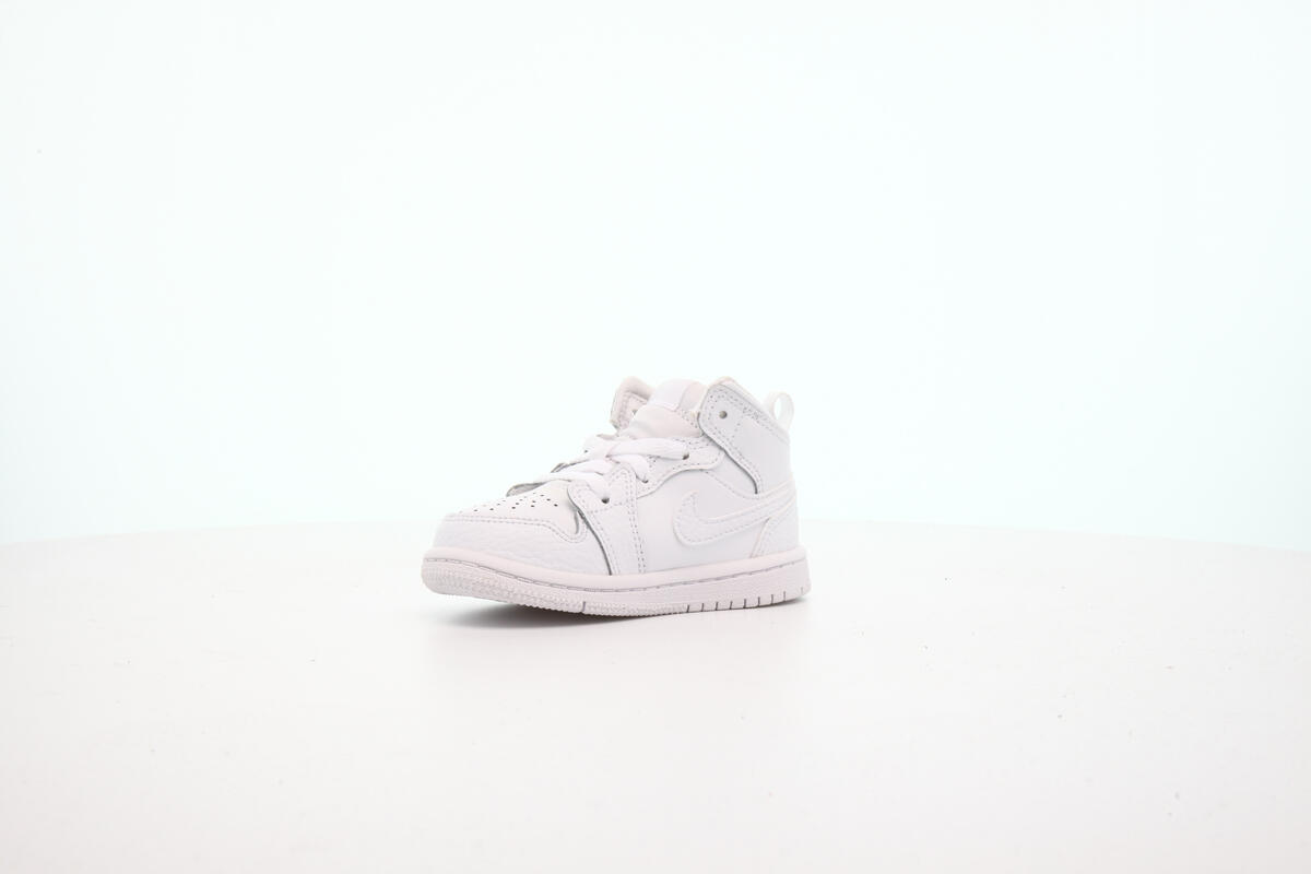 Air Jordan 1 Mid White (TD) - Image 7