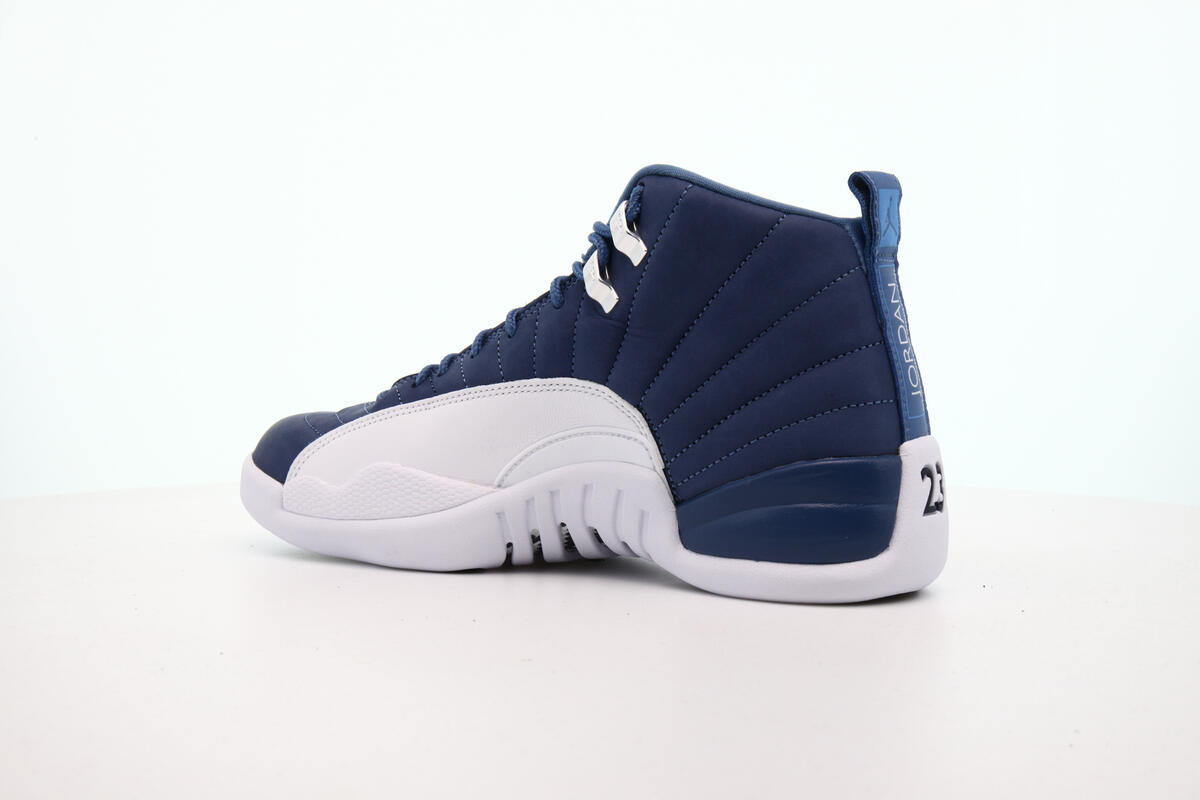 Air Jordan 12 Retro 'Stone Blue/Legend Blue-Obsidian' - Image 16
