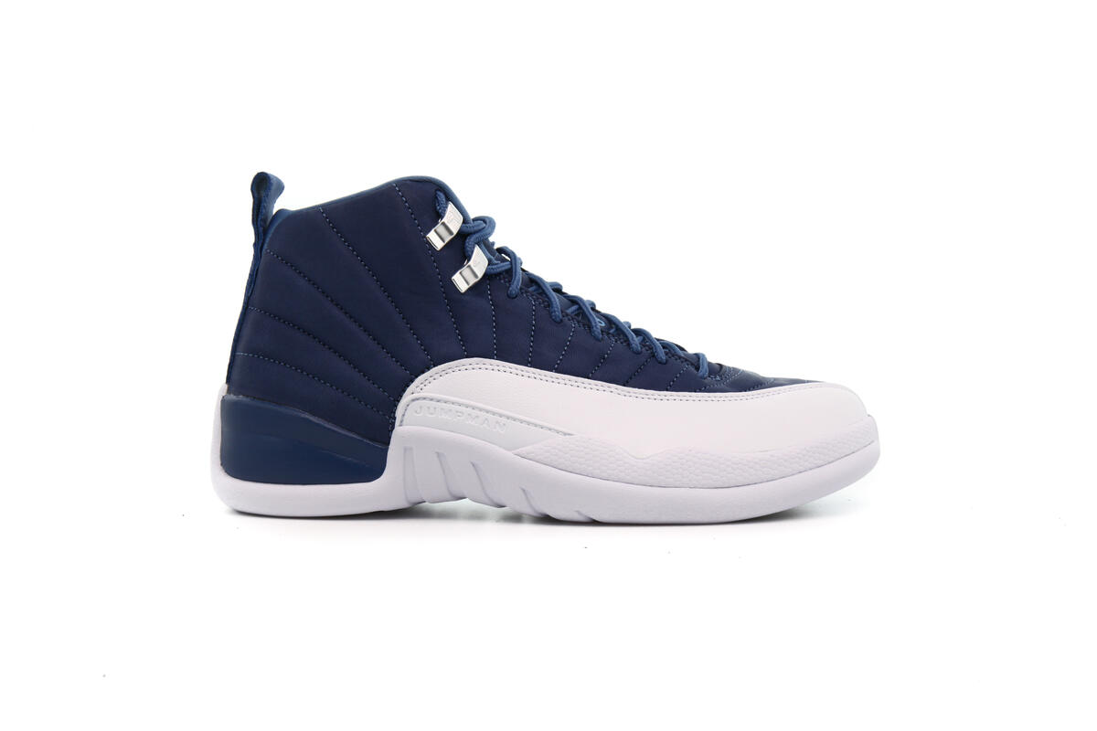 Air Jordan 12 Retro 'Stone Blue/Legend Blue-Obsidian' - Image 9