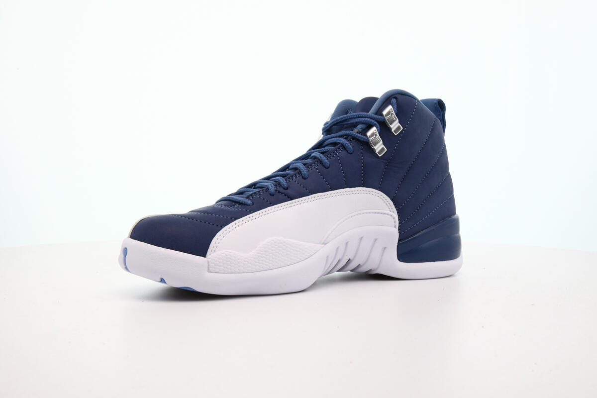 Air Jordan 12 Retro 'Stone Blue/Legend Blue-Obsidian' - Image 14