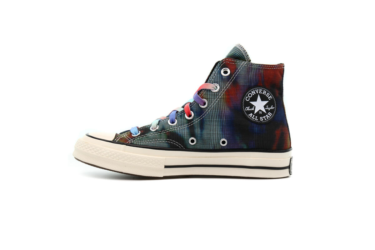 Converse Chuck 70 Hi Tie Dye Plaid - Image 14