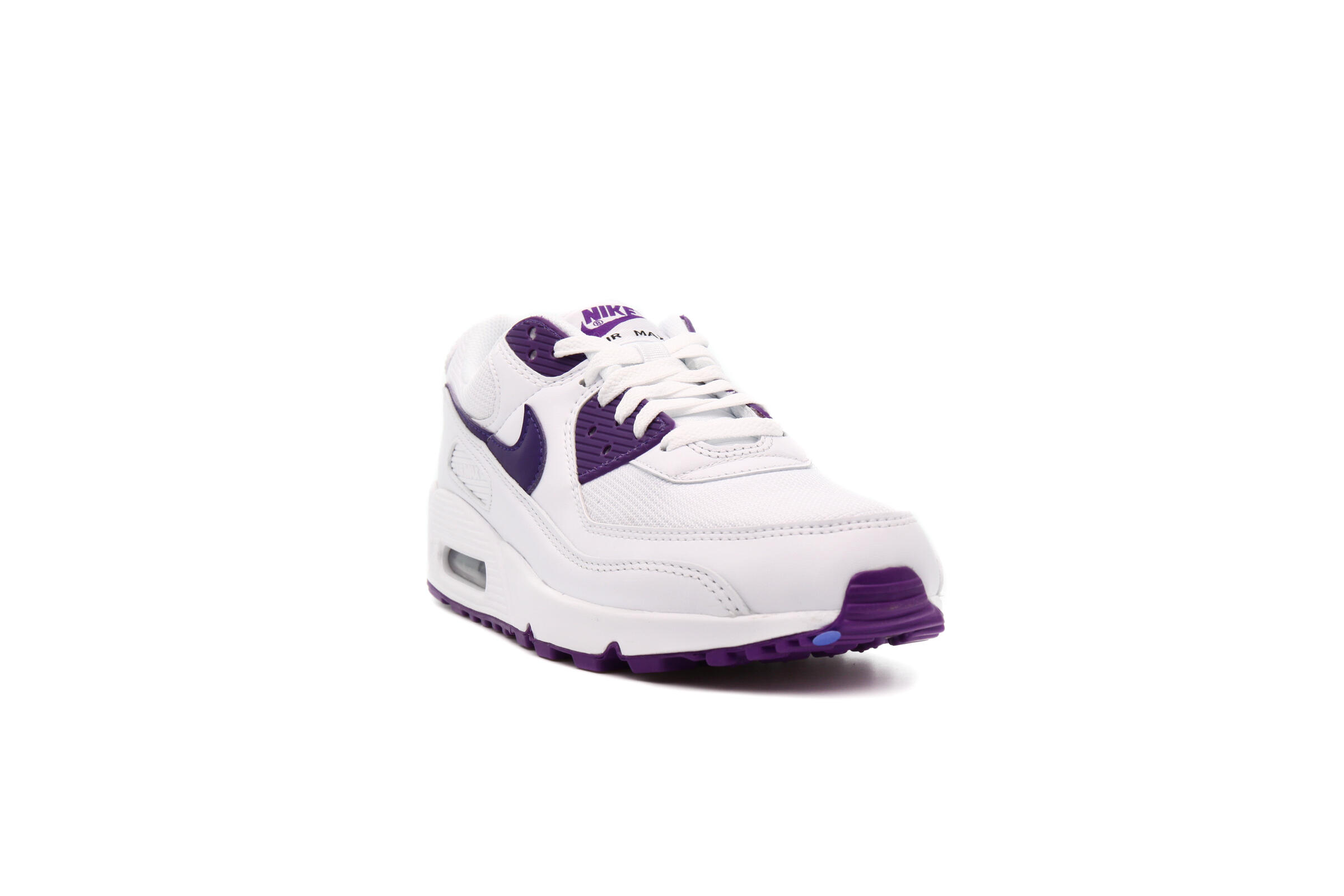 baskets air max 90 ct1028 white voltage purple black