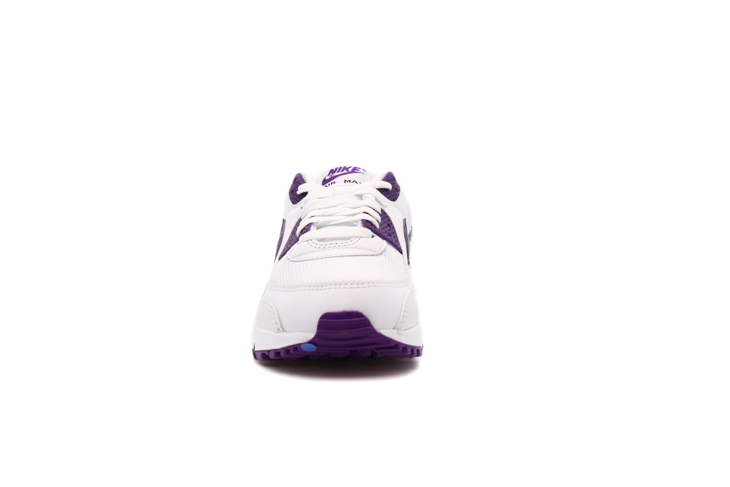 baskets air max 90 ct1028 white voltage purple black