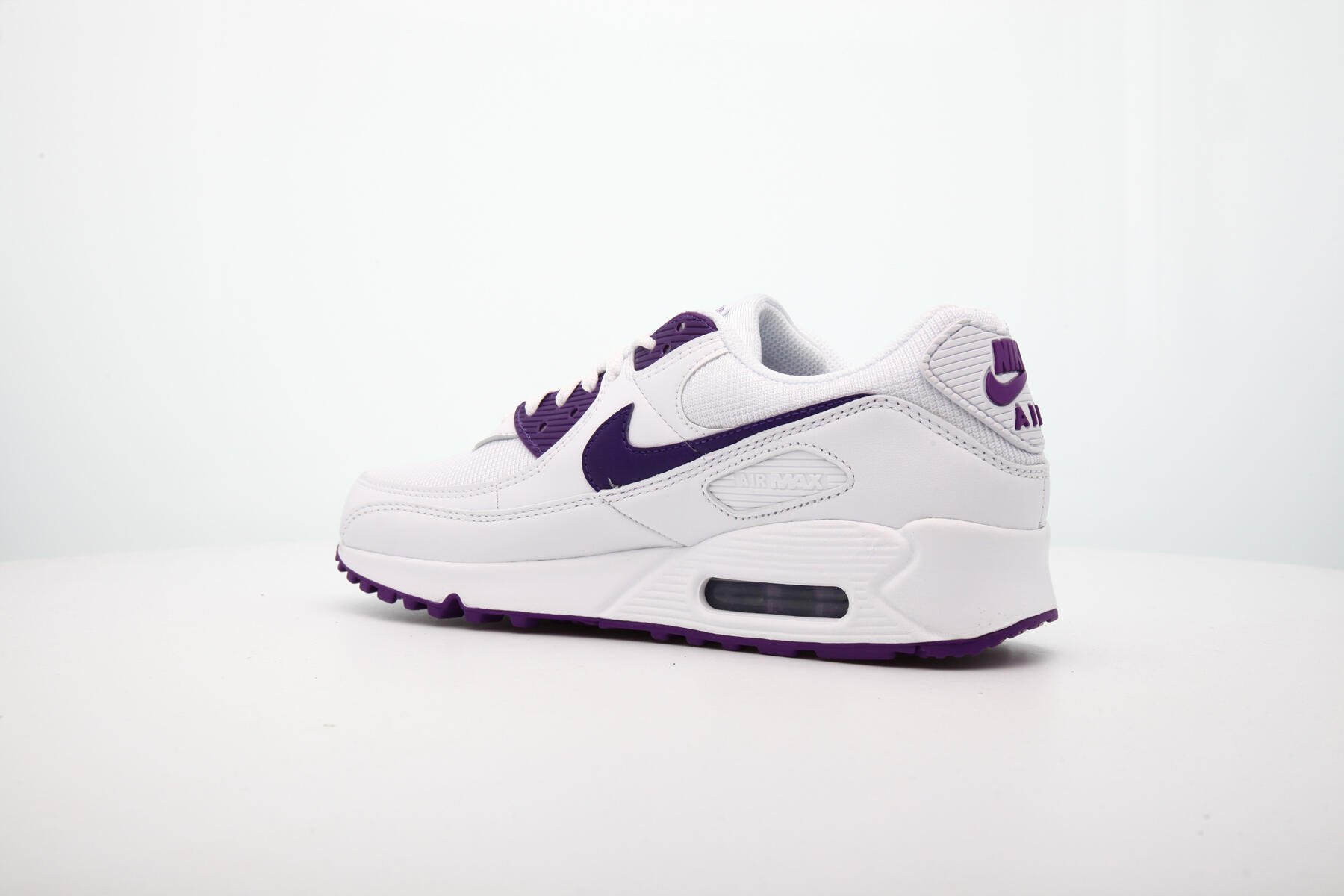 baskets air max 90 ct1028 white voltage purple black