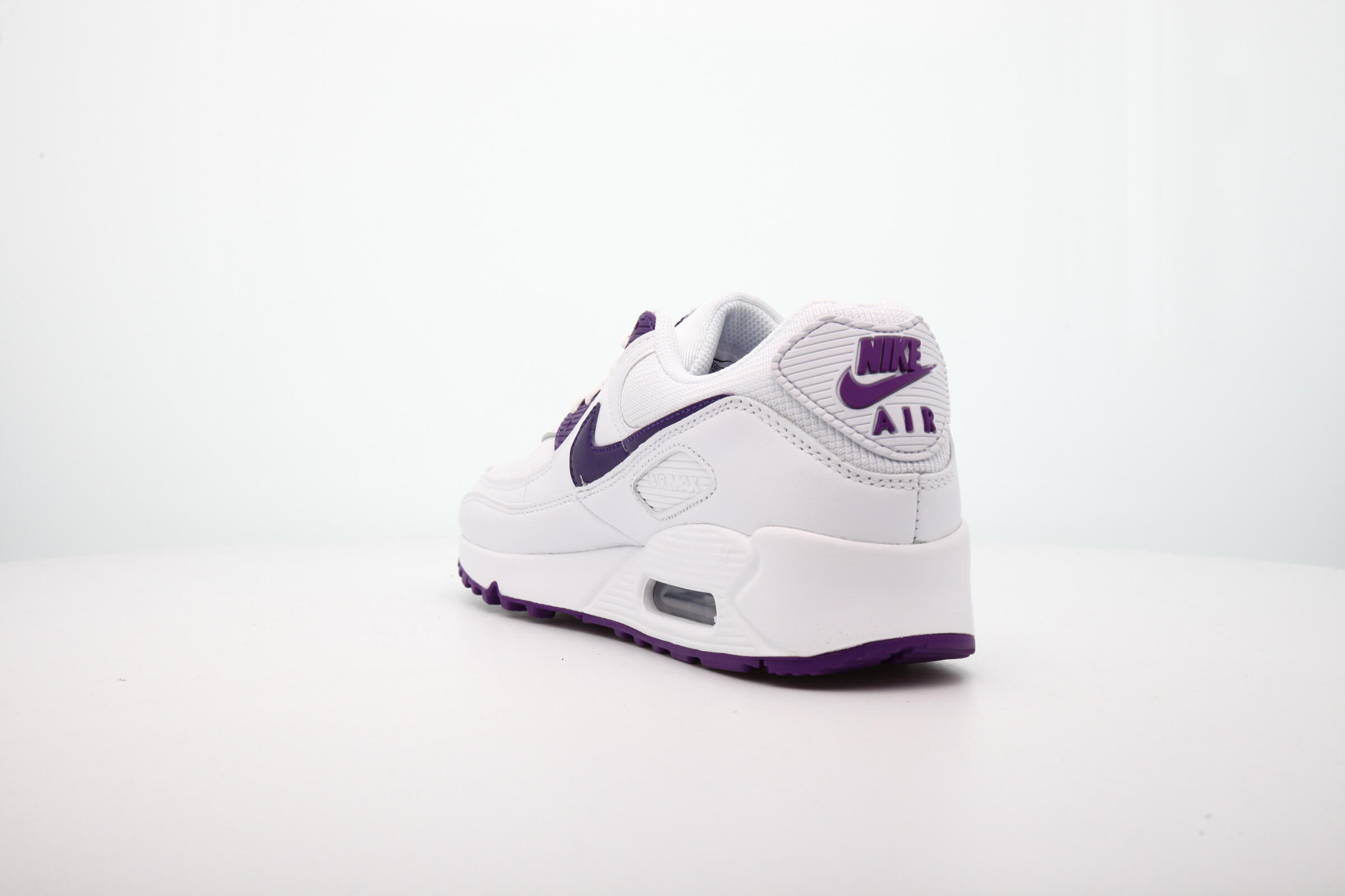 air max 90 purple white