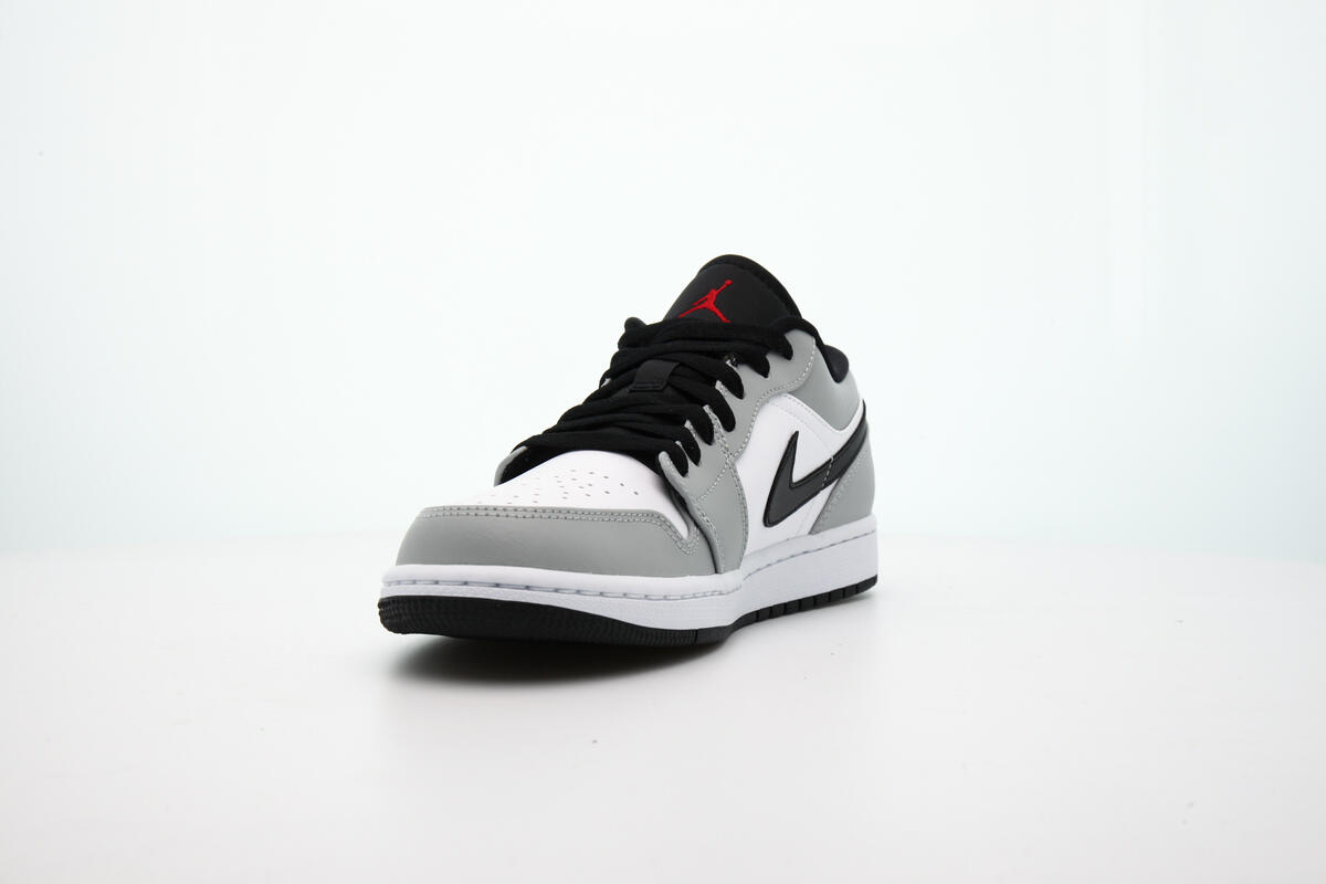 Air Jordan 1 Low Smoke Grey / Gym Red - Image 6