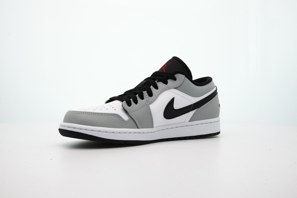 Air Jordan 1 Low Smoke Grey / Gym Red - Image 7